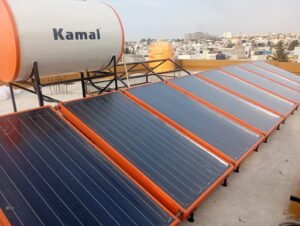 Kamal Solar Water Heater with Heat Pump 1000LPD MS Epoxy Coated